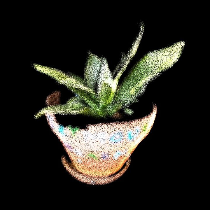 Seymour rendered as a point cloud
